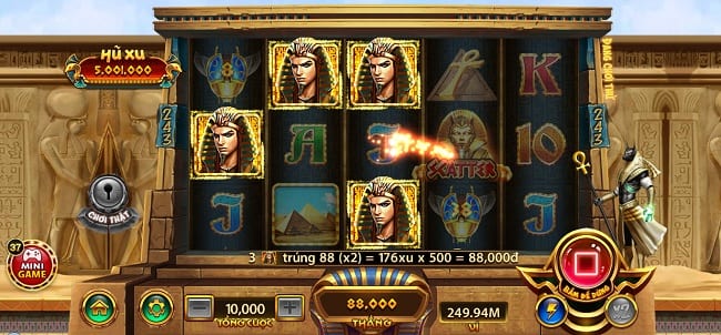 Cách chơi Game Slot huyền thoại Bí mật Cleopatra