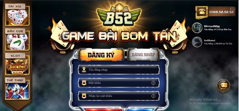 B52 Club – Game bài bom tấn online uy tín và đẳng cấp nhất B52